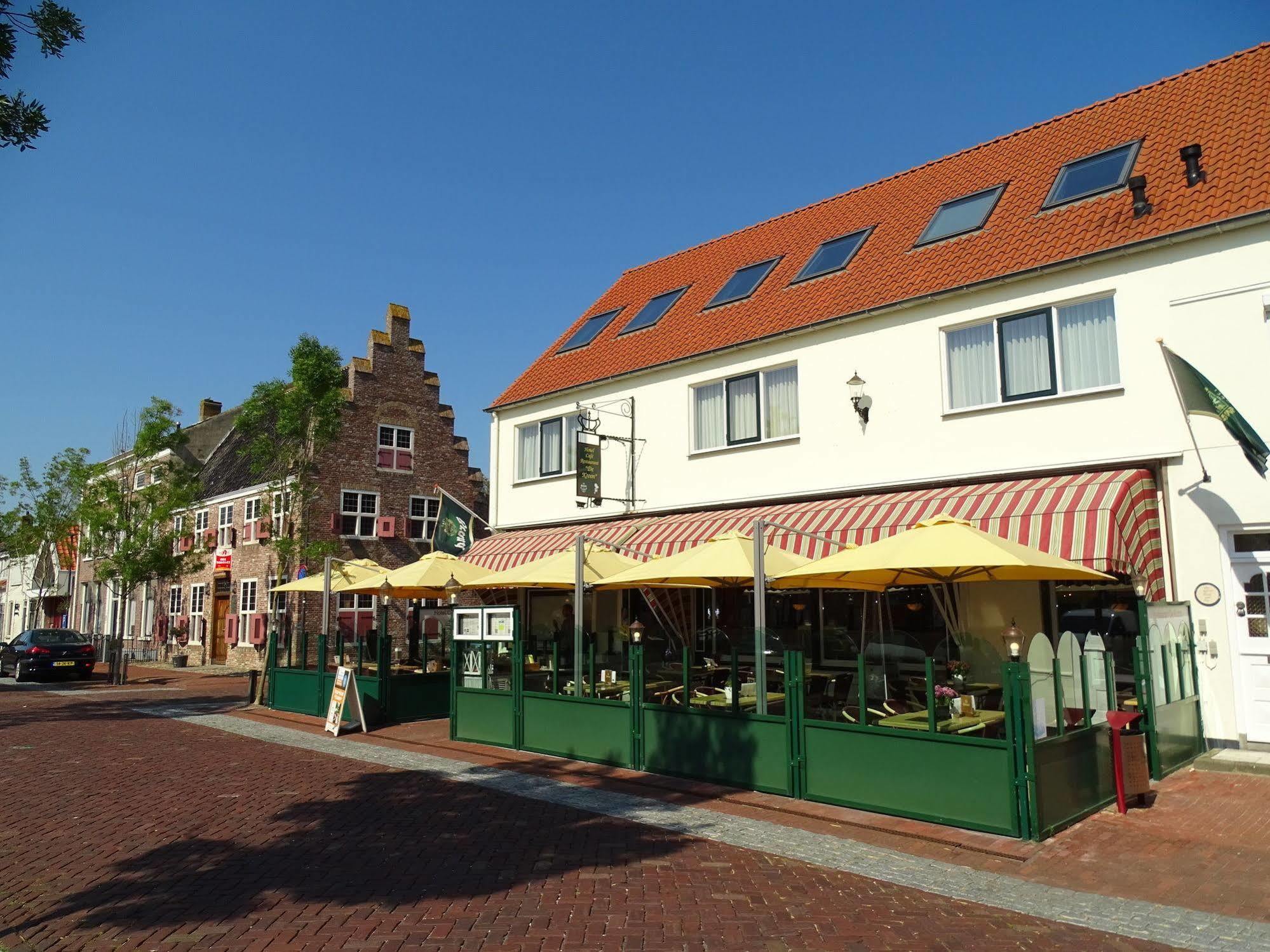 Hotel Cafe Restaurant "De Kroon" Wissenkerke Eksteriør bilde